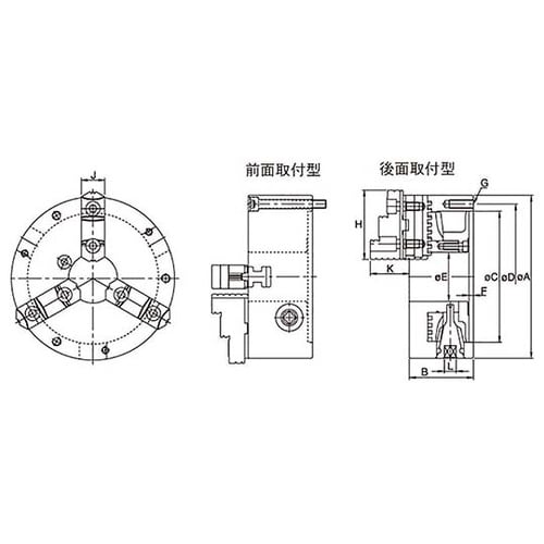 FT−SK12F 兼用スクロールチャック
