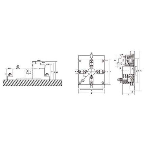 FT−MC10 角型スクロールチャック