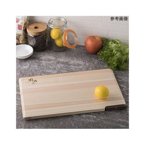 関孫六 桧まな板 スタンド付 L 390