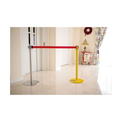 ベルト付きポールくぼみ型 イエロー ベル