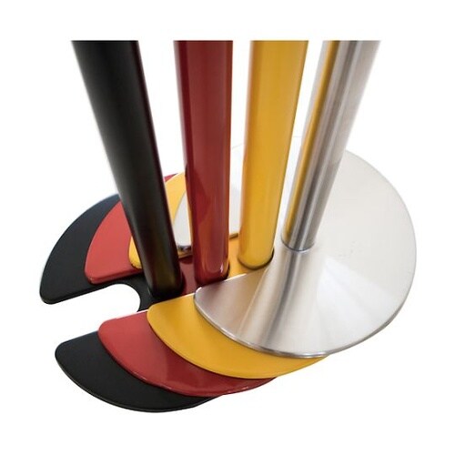 ベルト付きポールくぼみ型 ブラック ベル