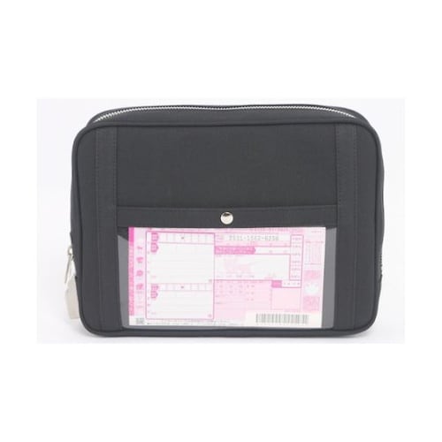 PLSED01 帆布メール用ポーチL 黒