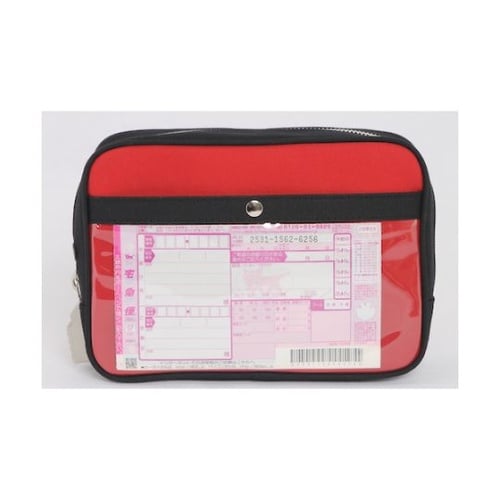 PMSED02 ポーチ 錠付 M 赤
