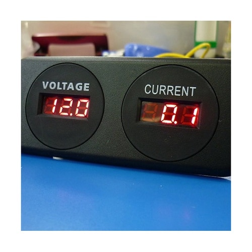 A25−1C−REDLEDデジタル電圧計