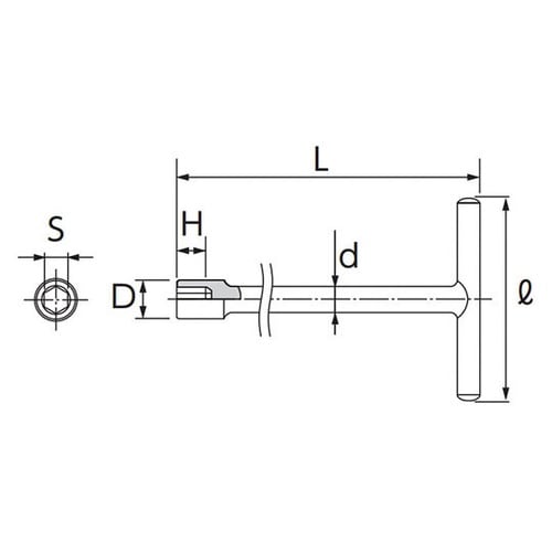 早回しT形レンチ TH−10N