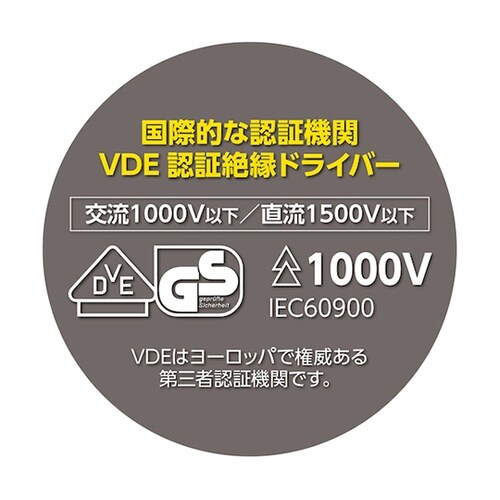 9602PSメガドラ絶縁ドライバー2本組