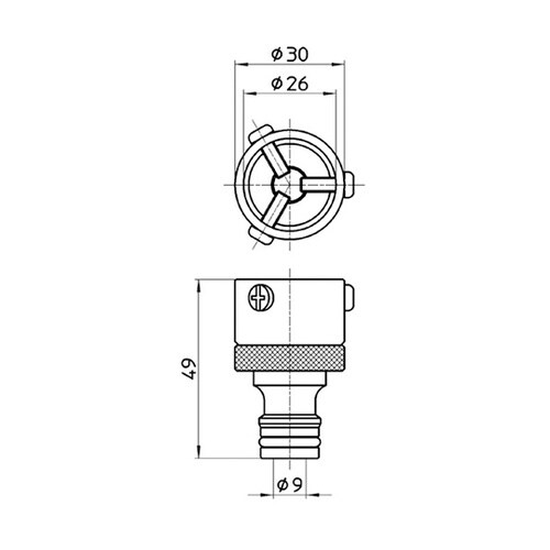 給水設備用継手 金属製元口 PL60−1