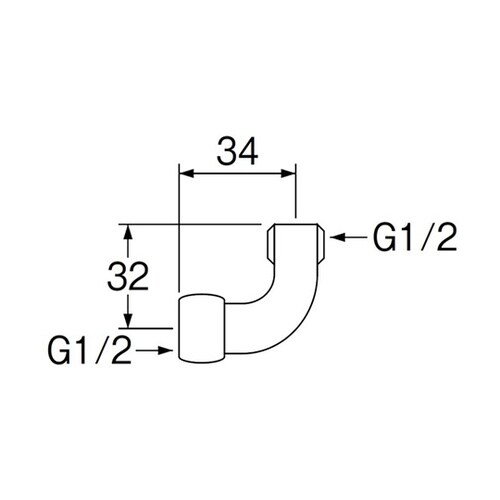 T20413 ナット付ベンリーカンエルボ