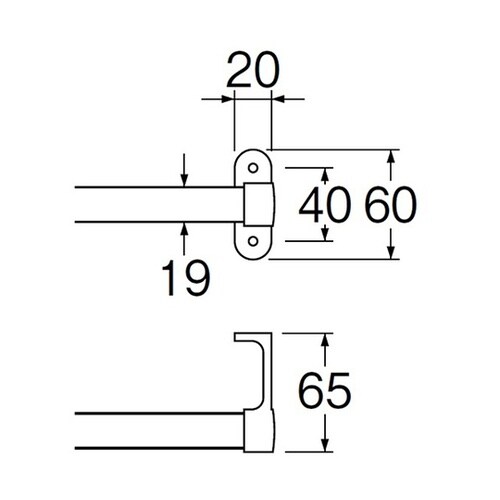 W52365 丸タオル掛