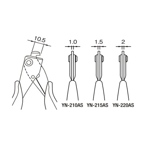 YN210AS 基板ミシン目カッター