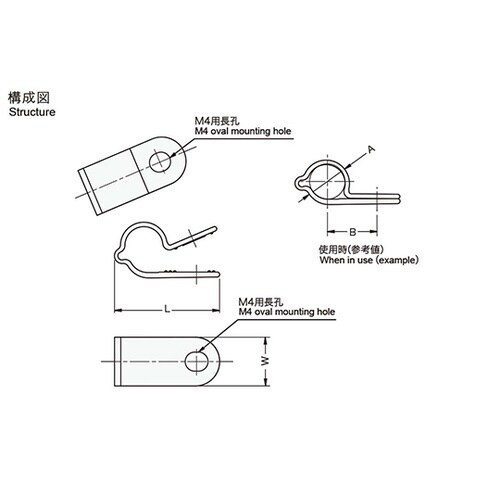 樹脂製導電クランプ 1セット(100個入