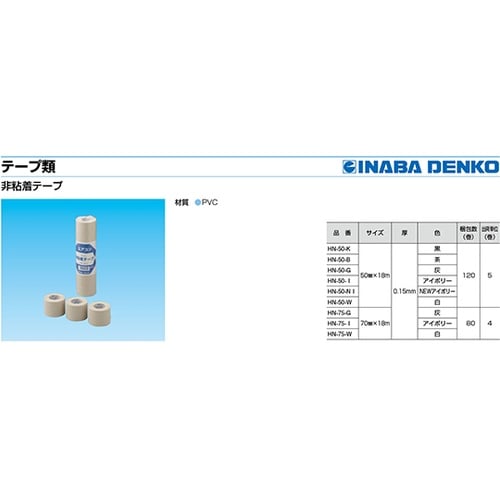 非粘着テープ 1箱(5個入) HN−50