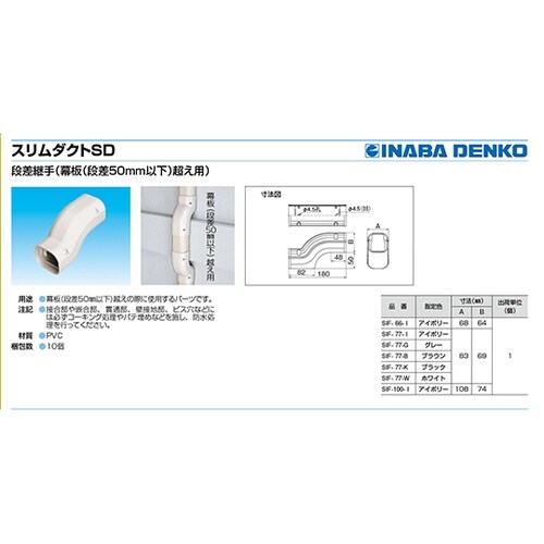 SIF−100−I SD段差継手