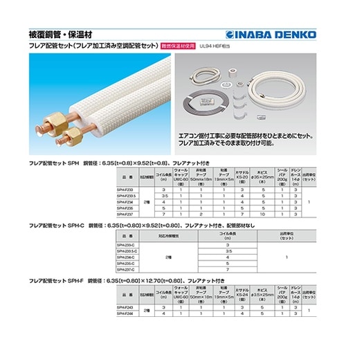 SPH−234−C フレア配管セット