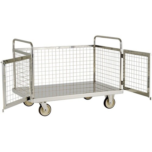 MD−9060E 金網付きステンレス台車