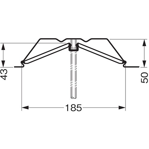 QLデッキ用吊り金具 1セット(20個入
