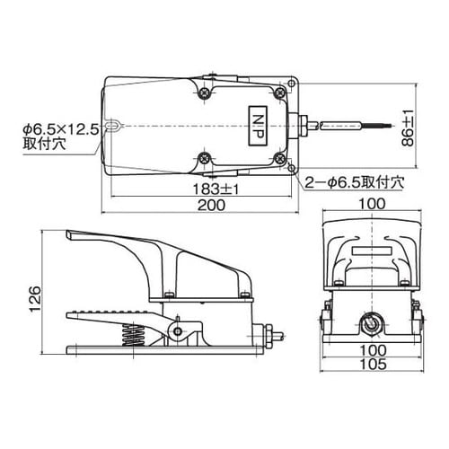 JFMW1 フットスイッチ