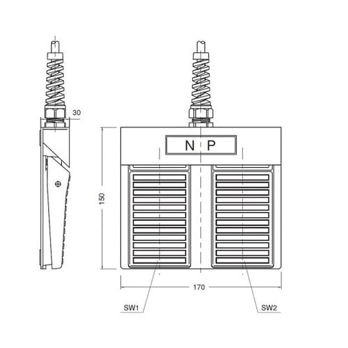 JFVA1−2 フットスイッチ