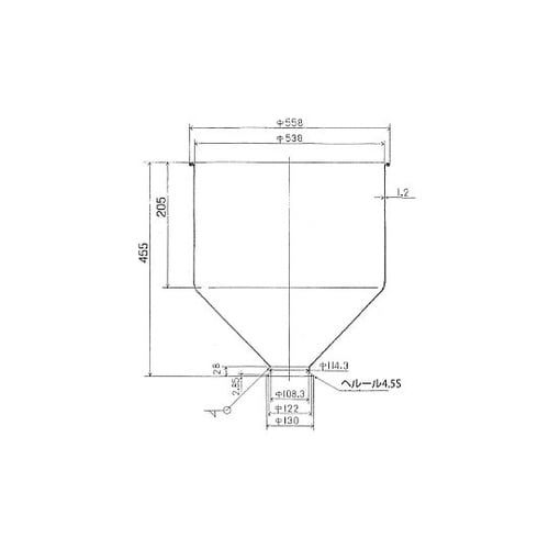 スギコ 18−8 ステンレスホッパー ヘ