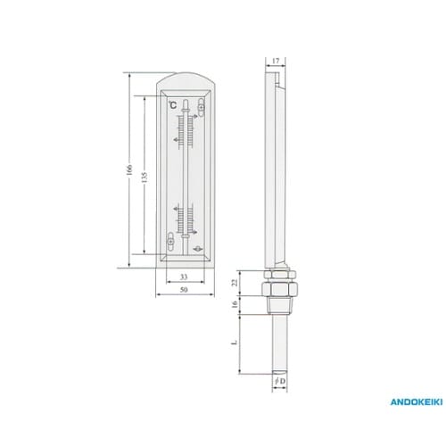 AMS−0100−50H−S 温度計