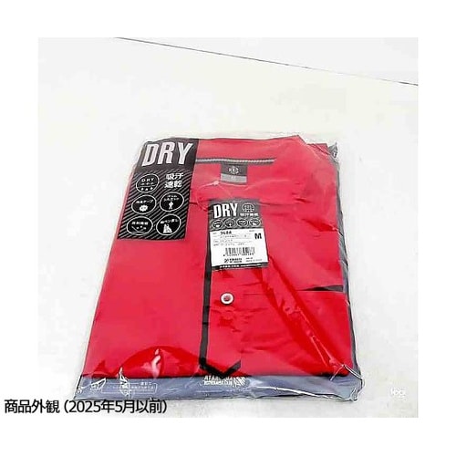 3684−10−M 半袖ポロ レッド M