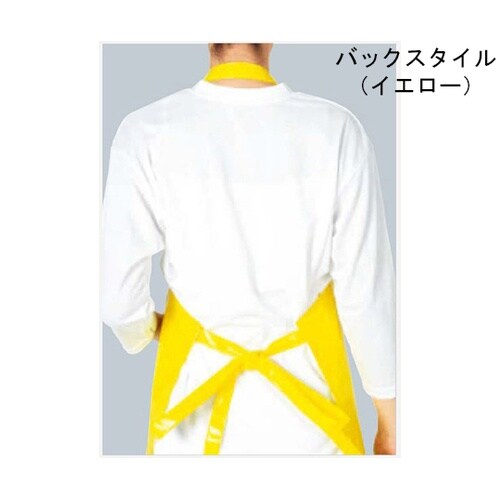 E2005−0 エプロン胸 ミニ 首 白