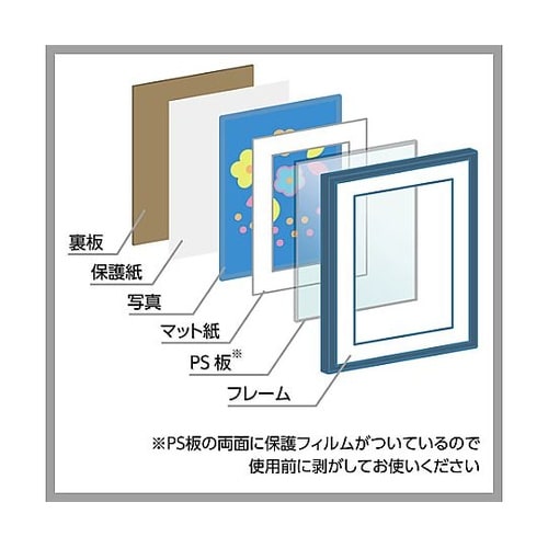 FWRP−BLA4フォトフレームラポール