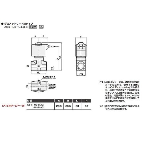 AC200V・Rc1/2”(10.0mm