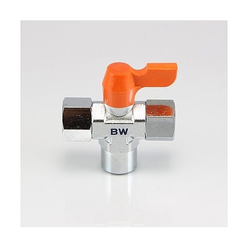 Rc 1/4” ミニボールバルブ(3方)