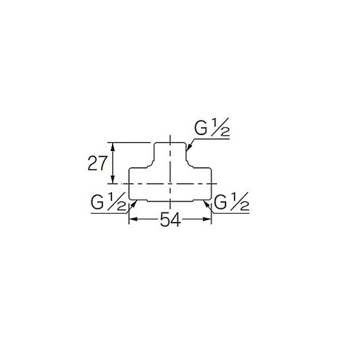 G 1/2” フレキ用チーズ(クロムメッ