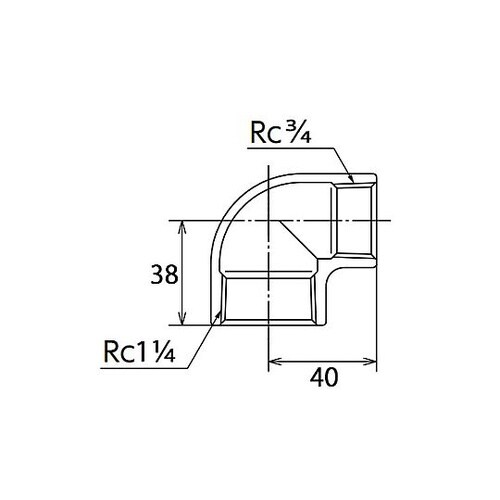 Rc 1・1/4”x 3/4” 異径