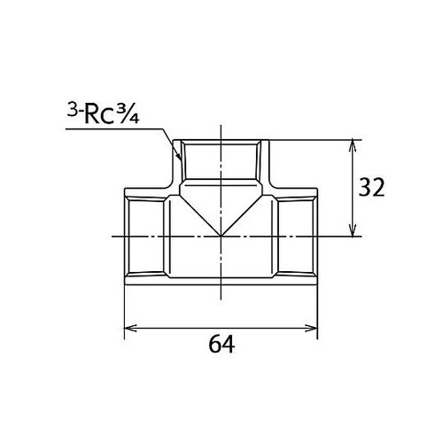 Rc3/4” チーズ(ステンレス製)