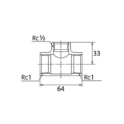 Rc 1”x Rc 1”x Rc 1/2