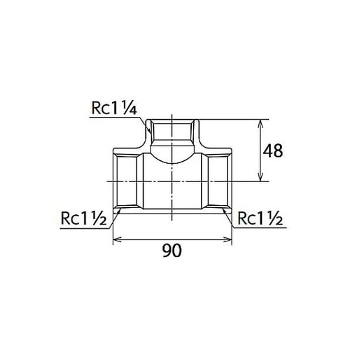 Rc1・1/2”xRc1・1/4”xRc