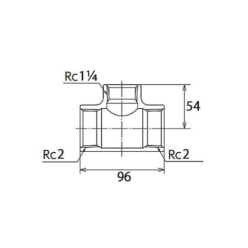 Rc2”x Rc2”x Rc1・ 1/4