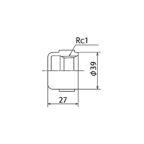 Rc 1 ” キャップ(ステンレス製