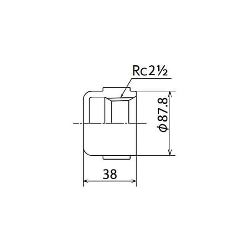 Rc2・1/2” キャップ(ステンレス製