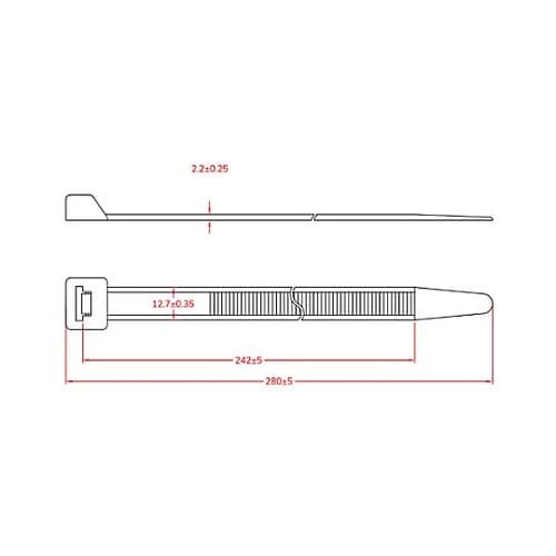 280x12.7mm 強力結束バンド(1
