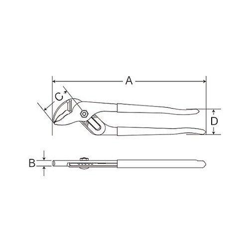 33mm/190mm ウォーターポンププ