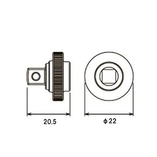 1/4”DR クイックスピンナー EA6