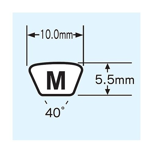 M 11 高負荷伝動ベルト(レッドVベル