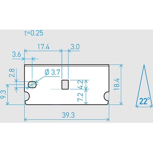 750BH2029 機械用刃物 200枚