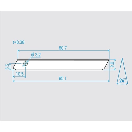 750BH2038 機械用刃物 200枚