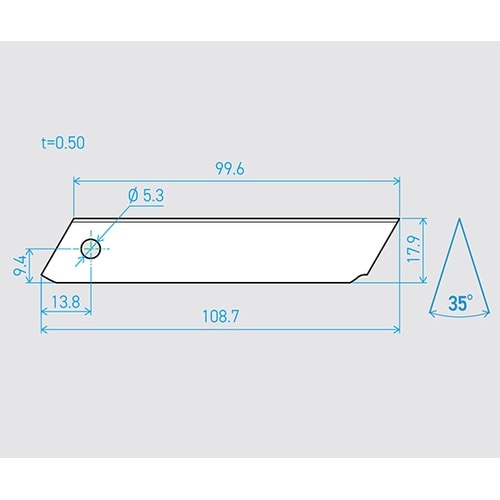 750BH2039 機械用刃物 200枚