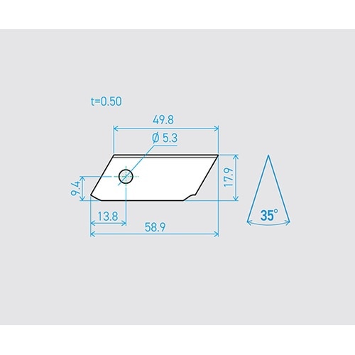 750BH2040 機械用刃物 200枚