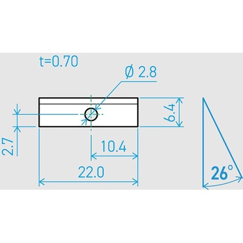 750BH2042 機械用刃物 200枚