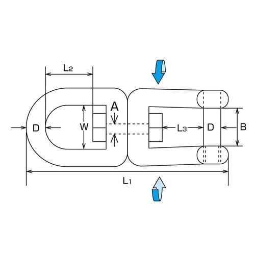 A1116 沈みシングルシャックル