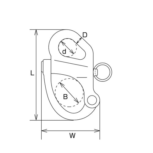 B2429 固定スナップシャックル
