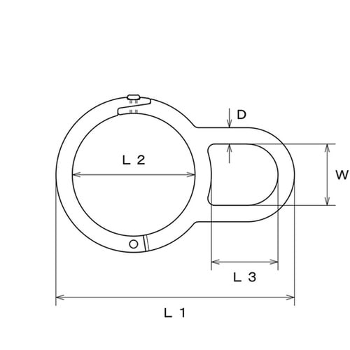 B2693 ステンレス パイプキャッチ