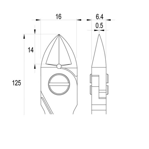 ES5160LCRBGSIT 精密ニッパ